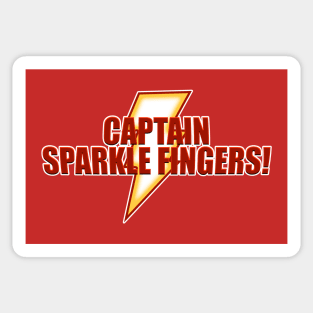 Captain Sparkle Fingers Sticker